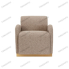 Grey Fabric Armchair