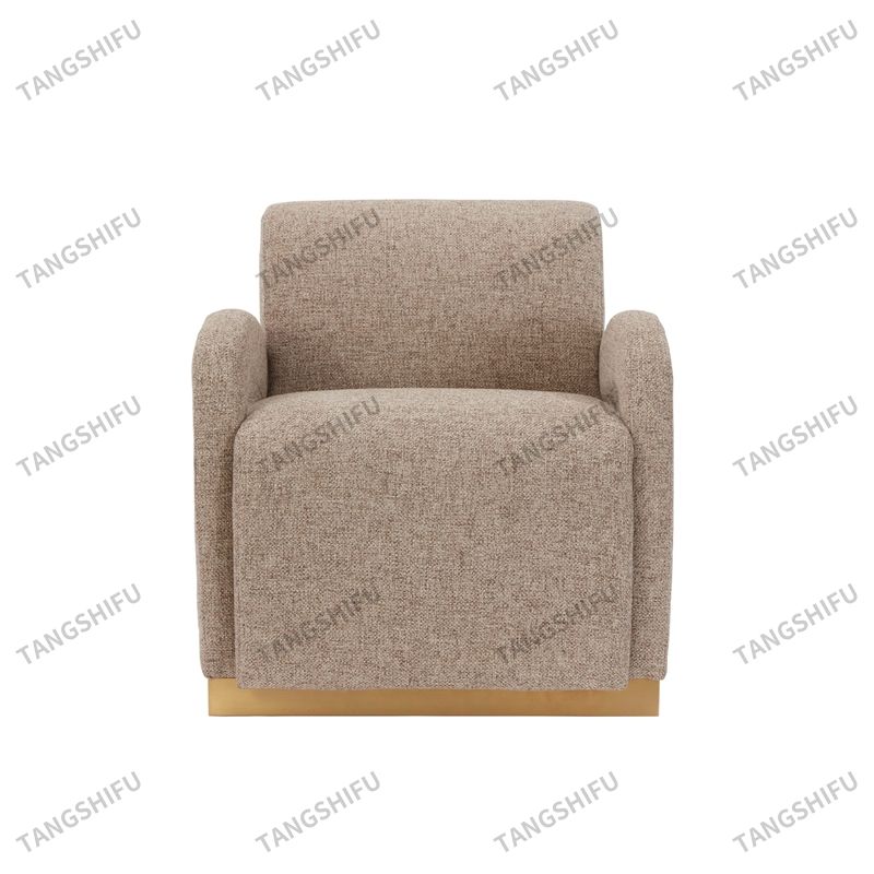 Grey Fabric Armchair