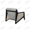 Rattan Black Frame Chair