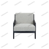 Black Rattan Armchair