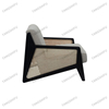 Rattan Black Frame Chair