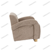 Grey Fabric Armchair
