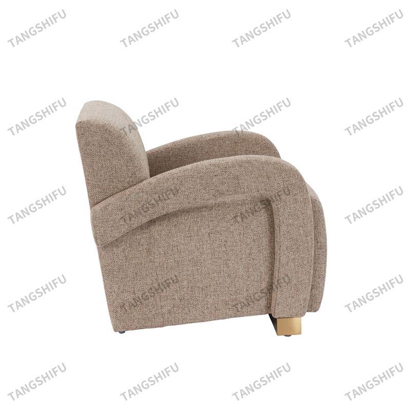 Grey Fabric Armchair