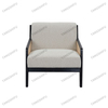 Rattan Black Frame Chair